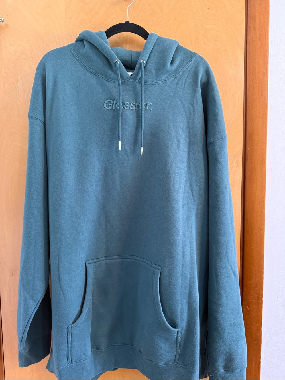 Glossier Green Hoodie Sweatshirt
